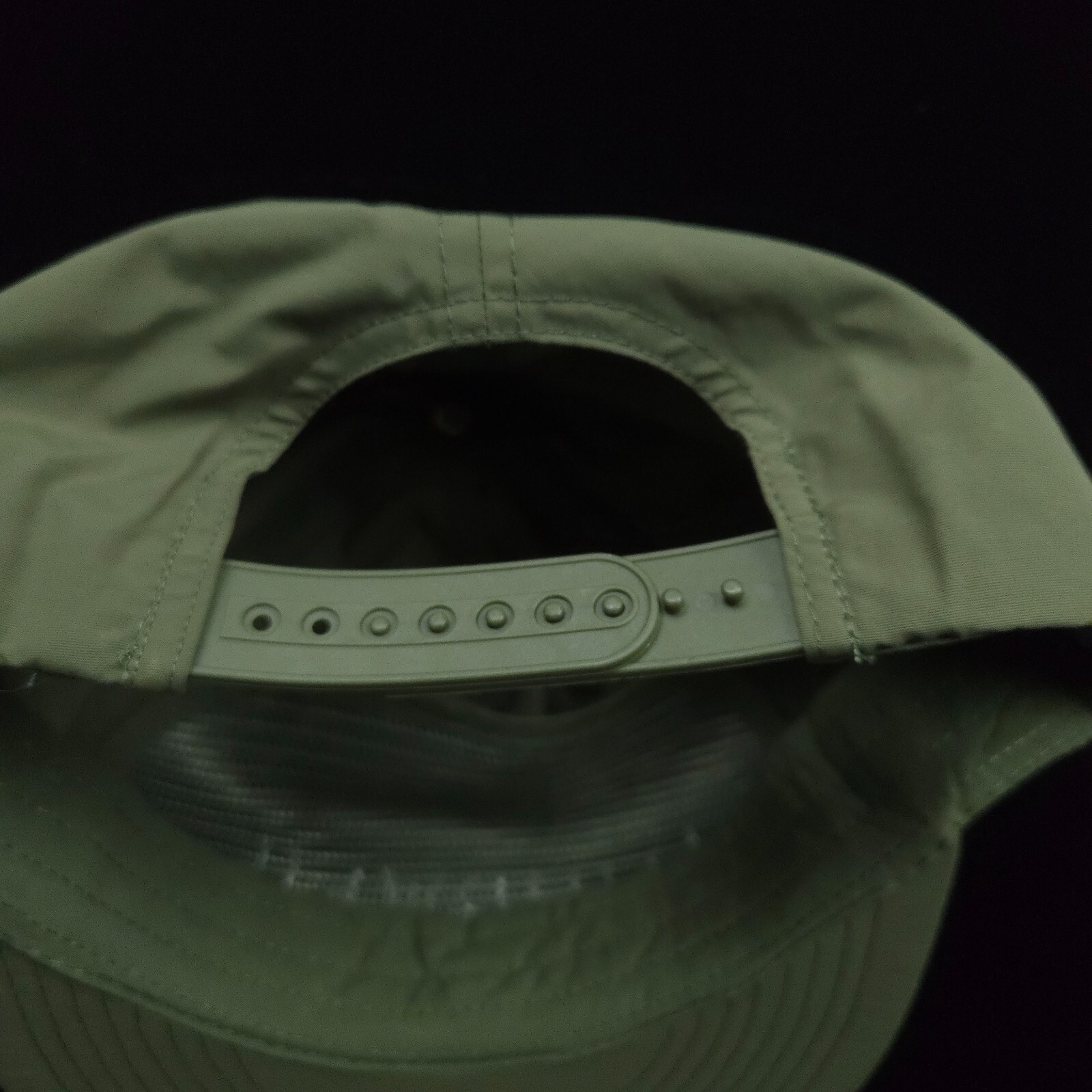 BIRDWELL BEACH BRITCHES HAT -ARMY GREEN NYLON -SURF CAP ADJUSTABLE -MADE USA NEW
