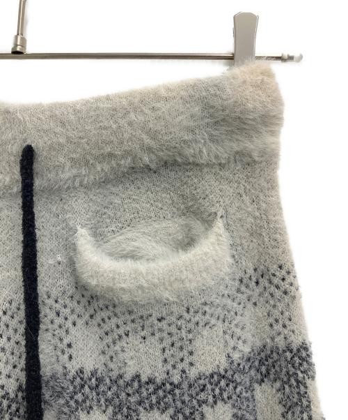Remneh by rurumu Knit Set Up Black White Sleeveless Top Free Women