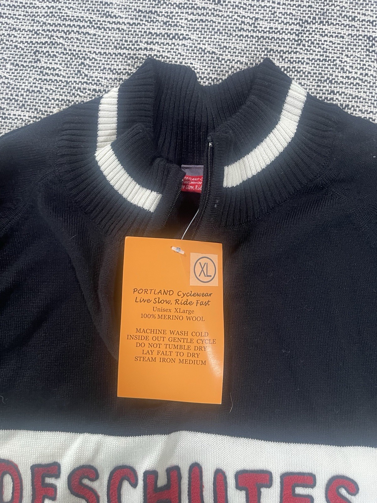 XL Portland Cyclewear 100% Merino Wool Long Sleeve Bicycle Sweater