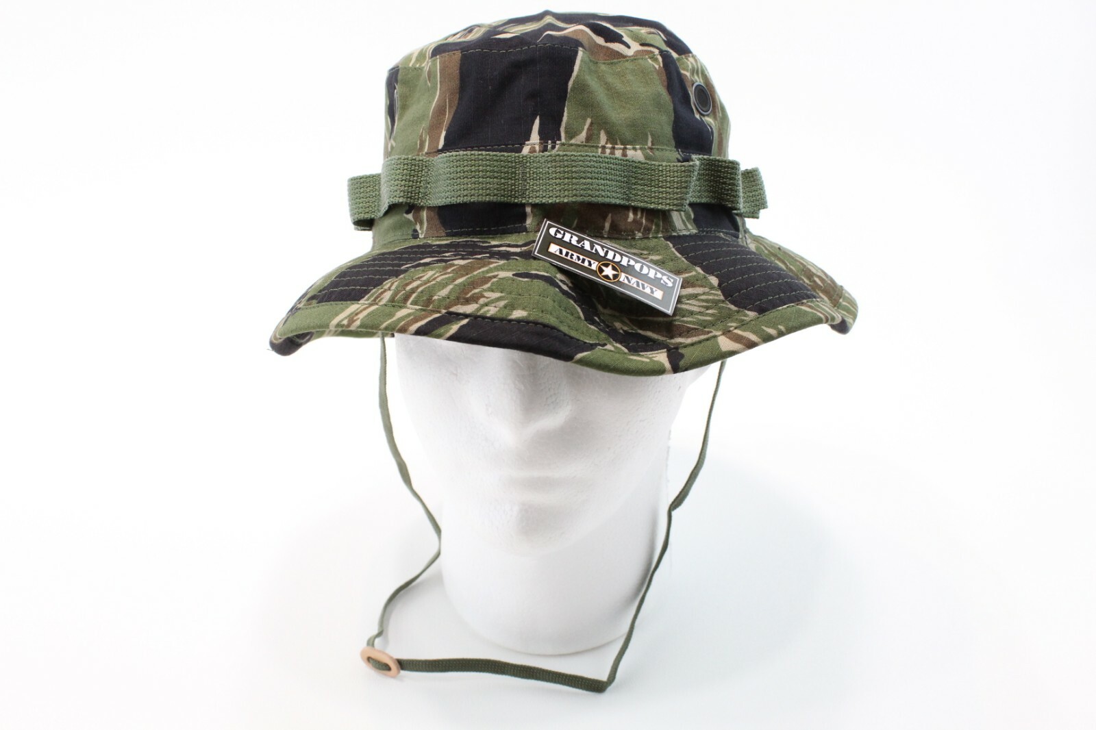 Vietnam Tiger Stripe Rip Stop Jungle Hat Made In USA