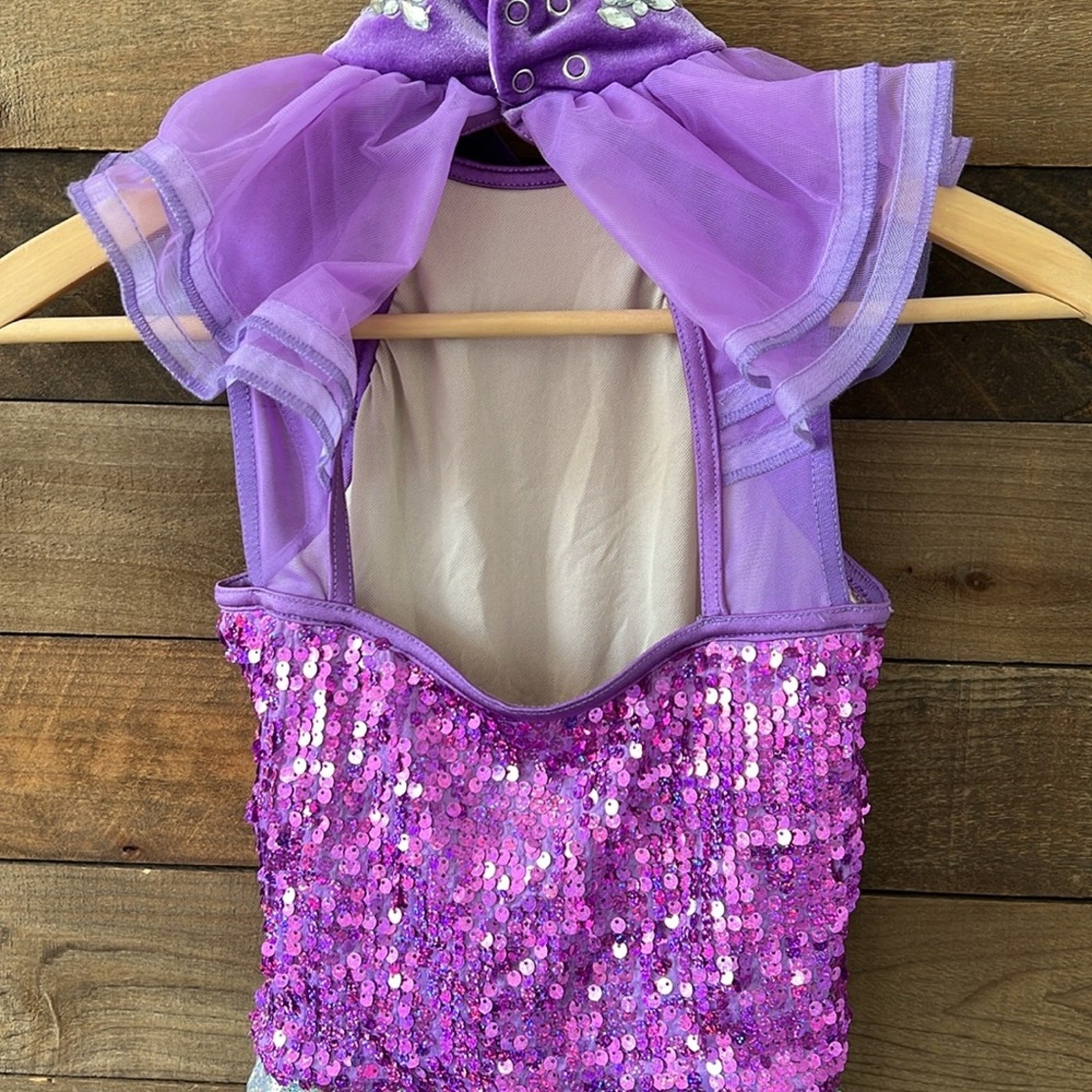 NWOT Weissman Women’s Celebrity Biketard Dance Costume in Purple