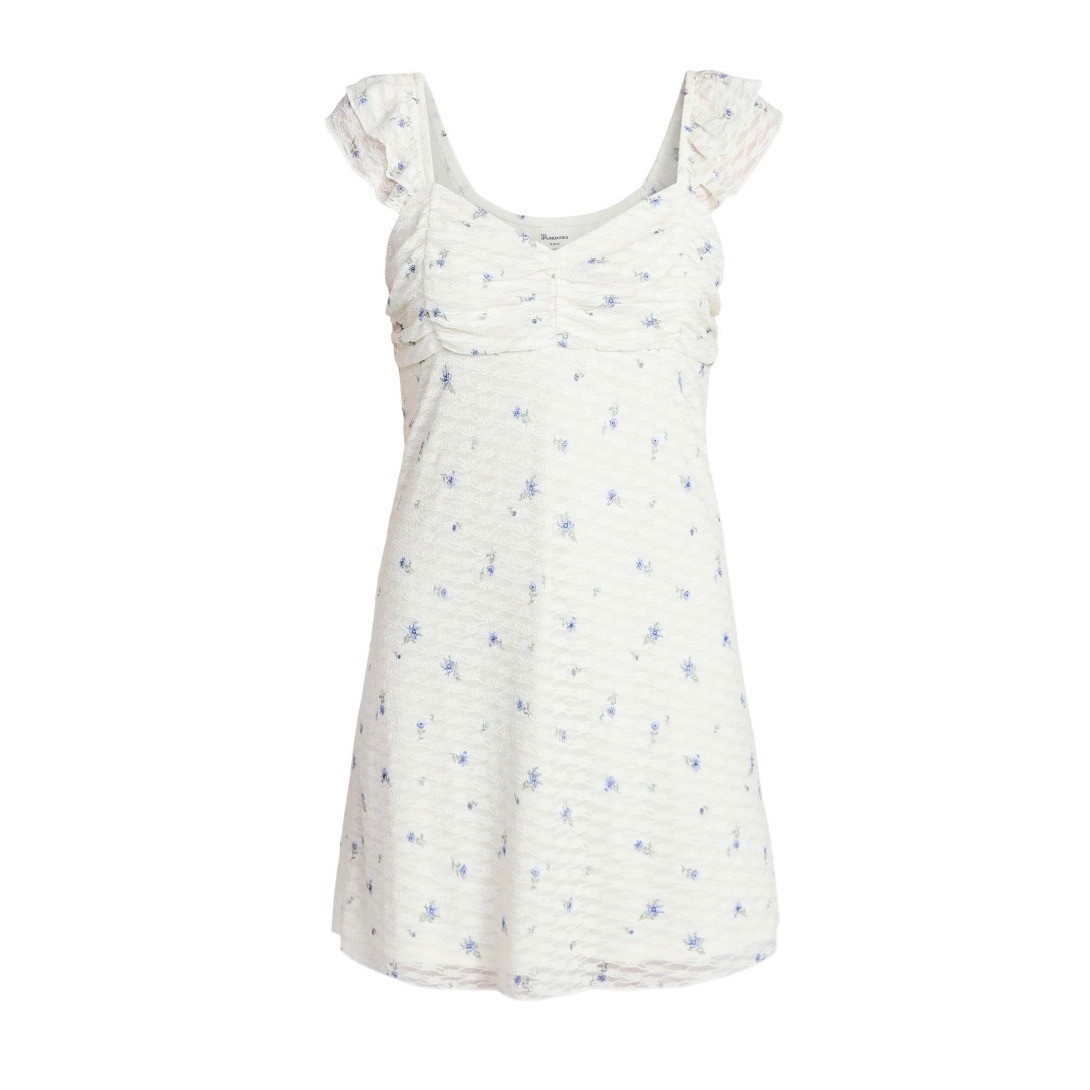 No Boundaries Double Ruffle Ruched Mini Dress, Women’s size XXL H-044
