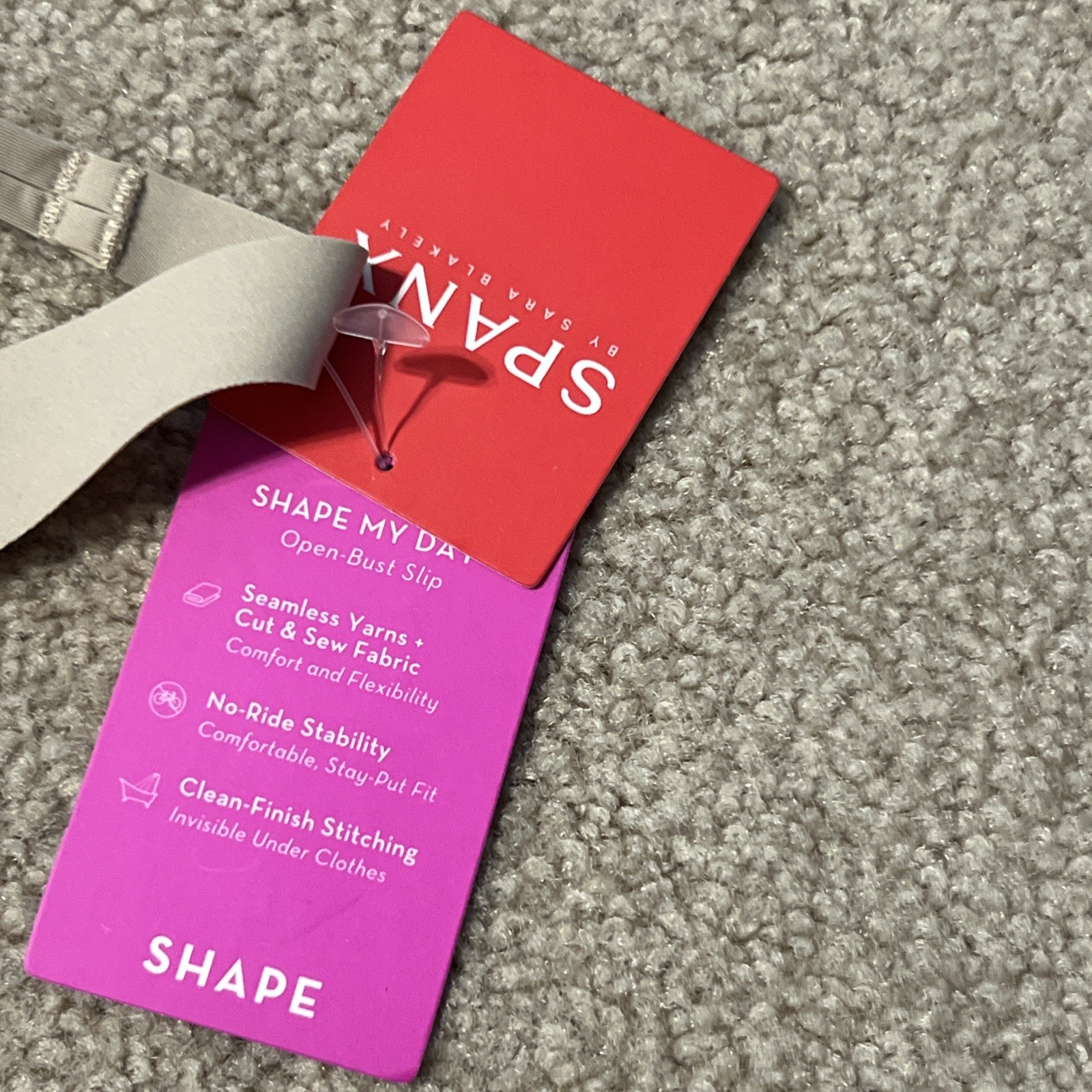 Spanx Large NWT Shape My Day Open Bust Super Control “Natural” Full Slip Dress