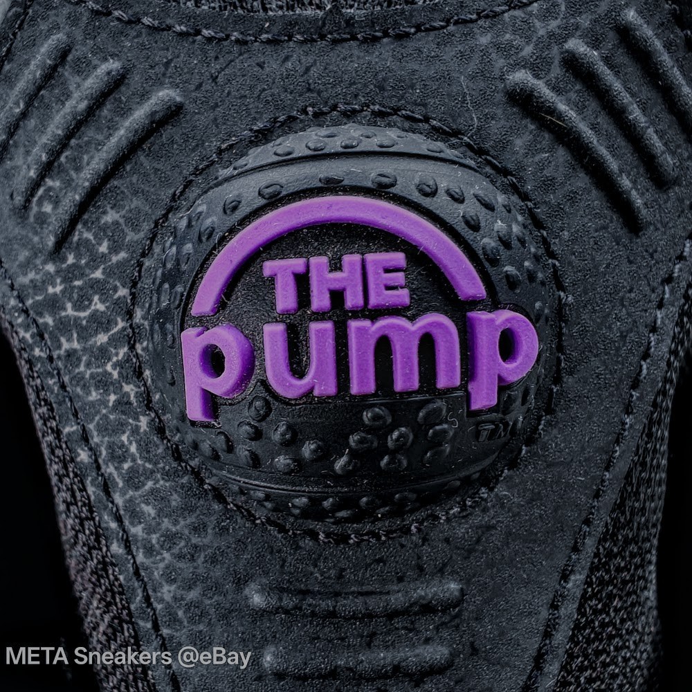 Reebok Shaq Attaq Pump US 13 Men’s Black White Purple Blacktop Retro HR0501 NIB