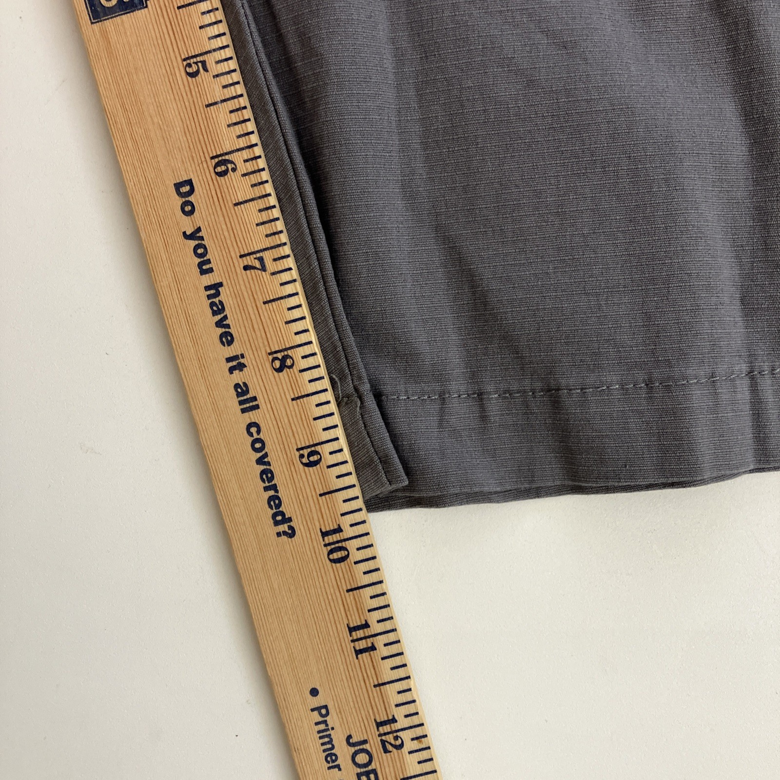 Copper and Oak Men Cargo Shorts Ripstop Security Pocket Flex Waist Gray 42