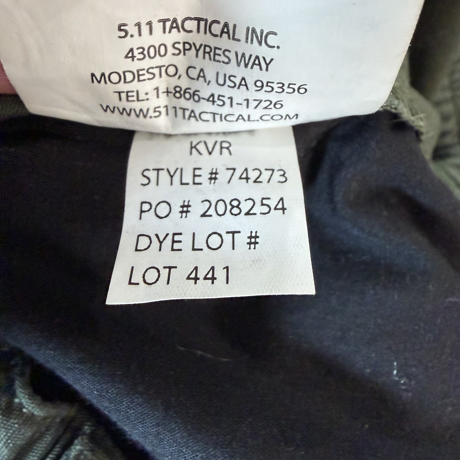 5.11 Tactical Mens Regular Fit Taclite Pro Ripstop Cargo Pant 30×32 Green