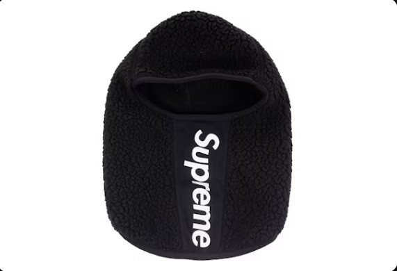 Supreme Polartec Deep Pile Balaclava Red & Black Fall/Winter