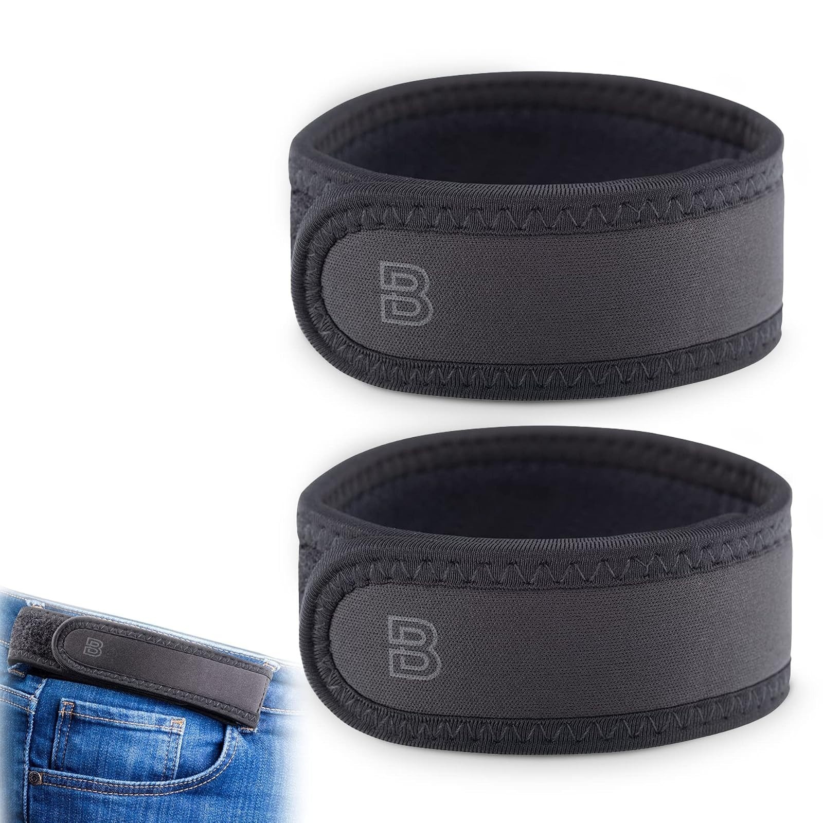 BeltBro Pro Elastic No Buckle Invisible Tactical Belt for Men & Women