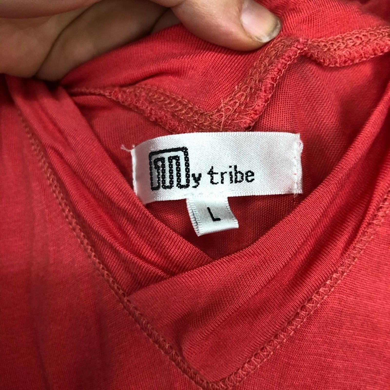 My Tribe Blouse, Size Large, Coral. In excellent condition!