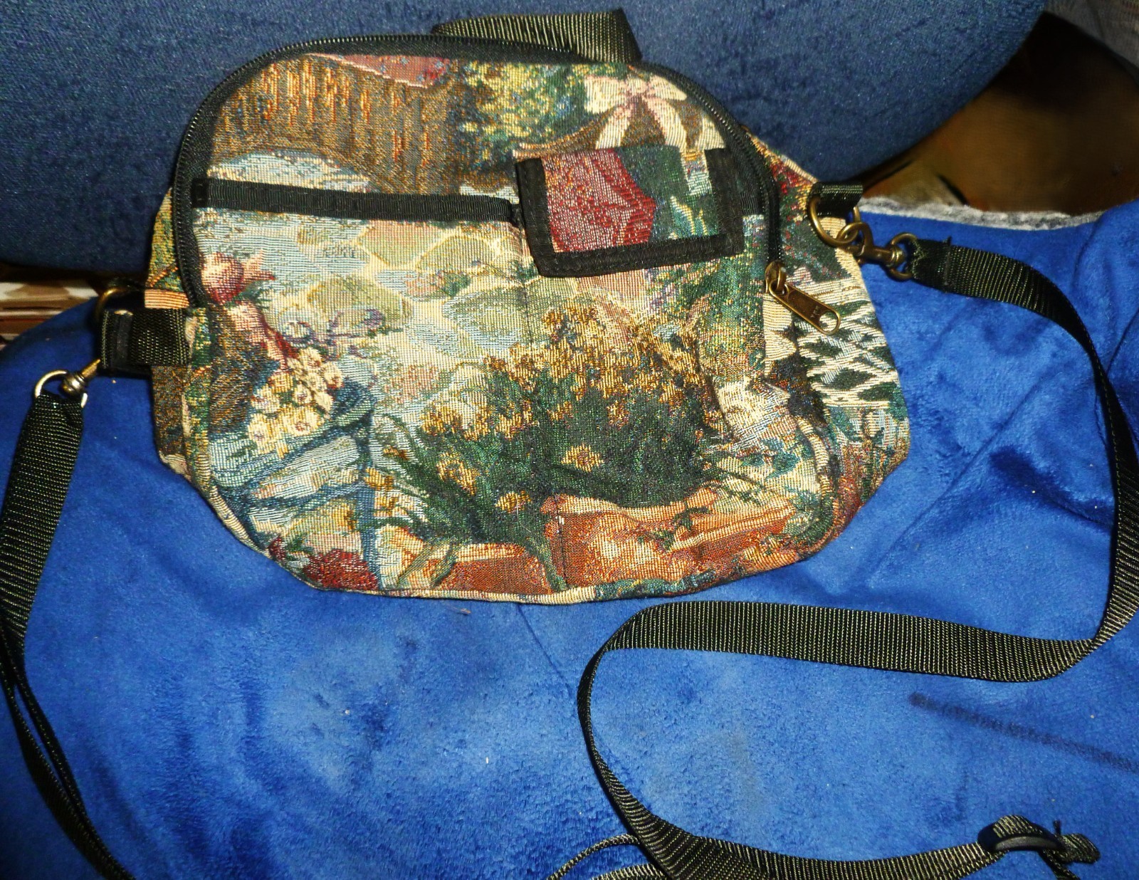 DANNY K PURSE/Shoulder Bag w 8 Pockets, Adj & Removable Strap OR Back Pack, Excl