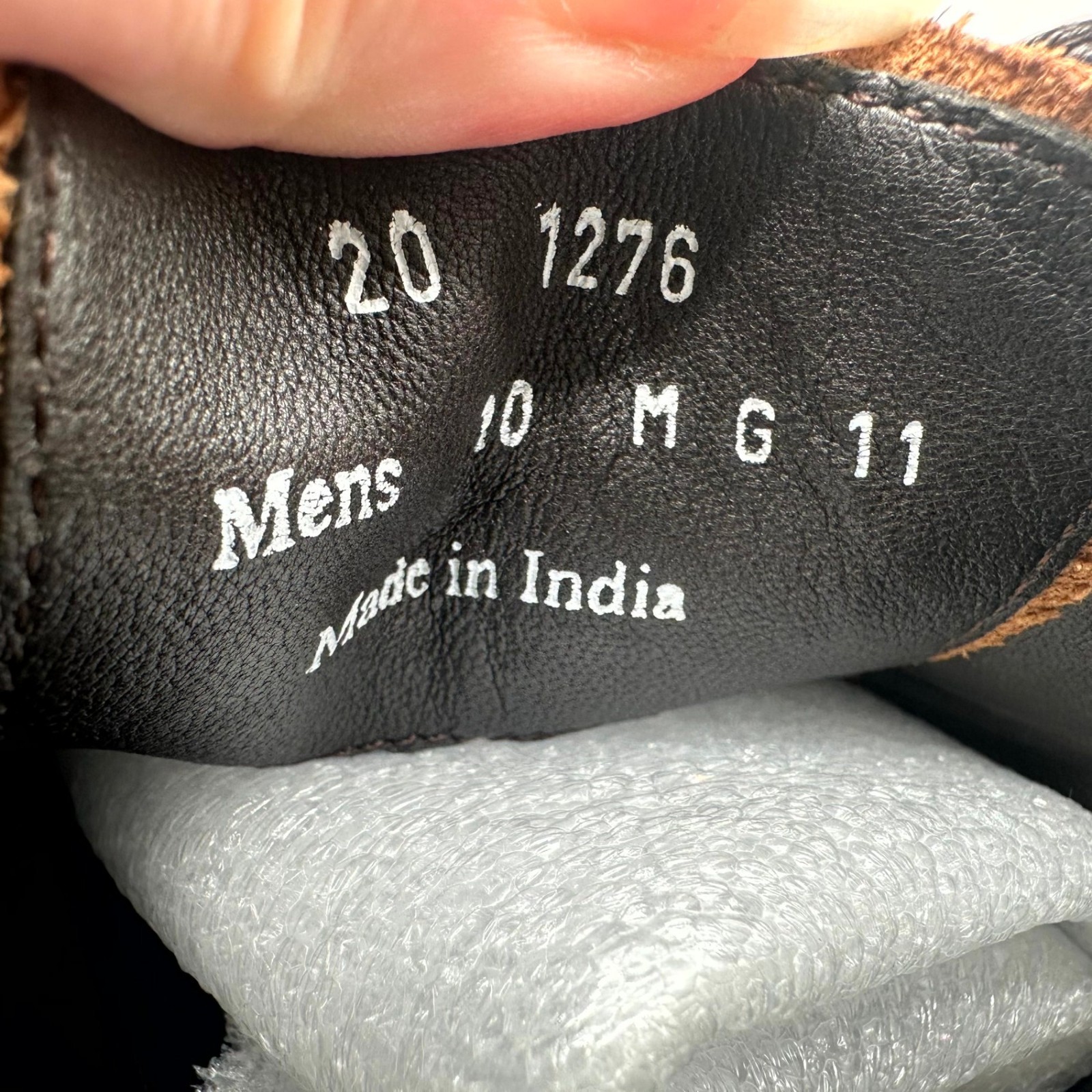Johnston & Murphy Men’s Brown Leather Larsey 2cap Oxford Dress Shoes 10M – & Box