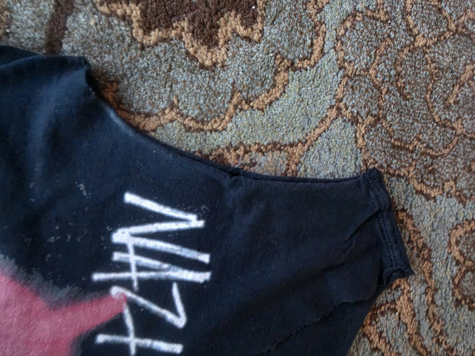 VTG DIY Cut-Out Dead Kennedys Shirt MED: CRUST PUNK BIKER MOTO THRASHED Y2K