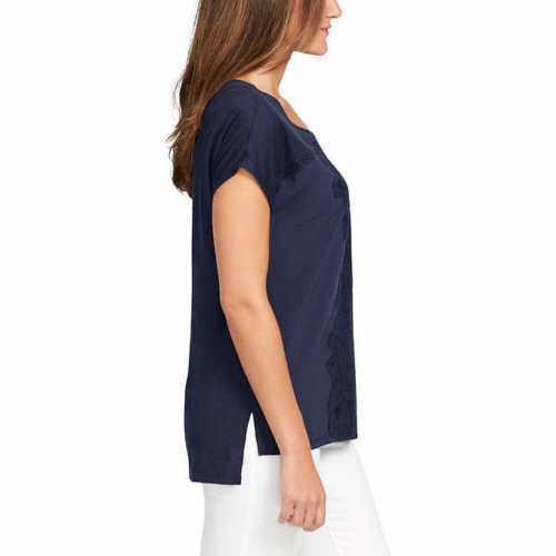 Gloria Vanderbilt Ladies’ V-Neck Embroidered Top – Size/Color Varies – G-7