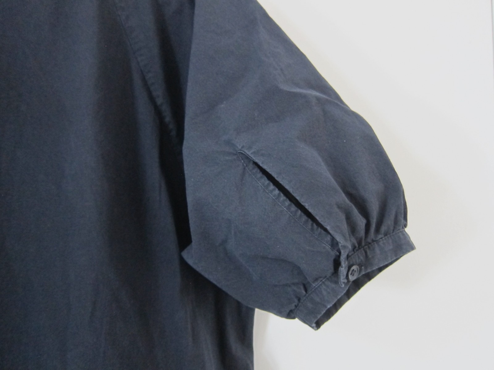 COS cotton maxi dress size 2 preowned tiered puff sleeve v-neck minimal boho