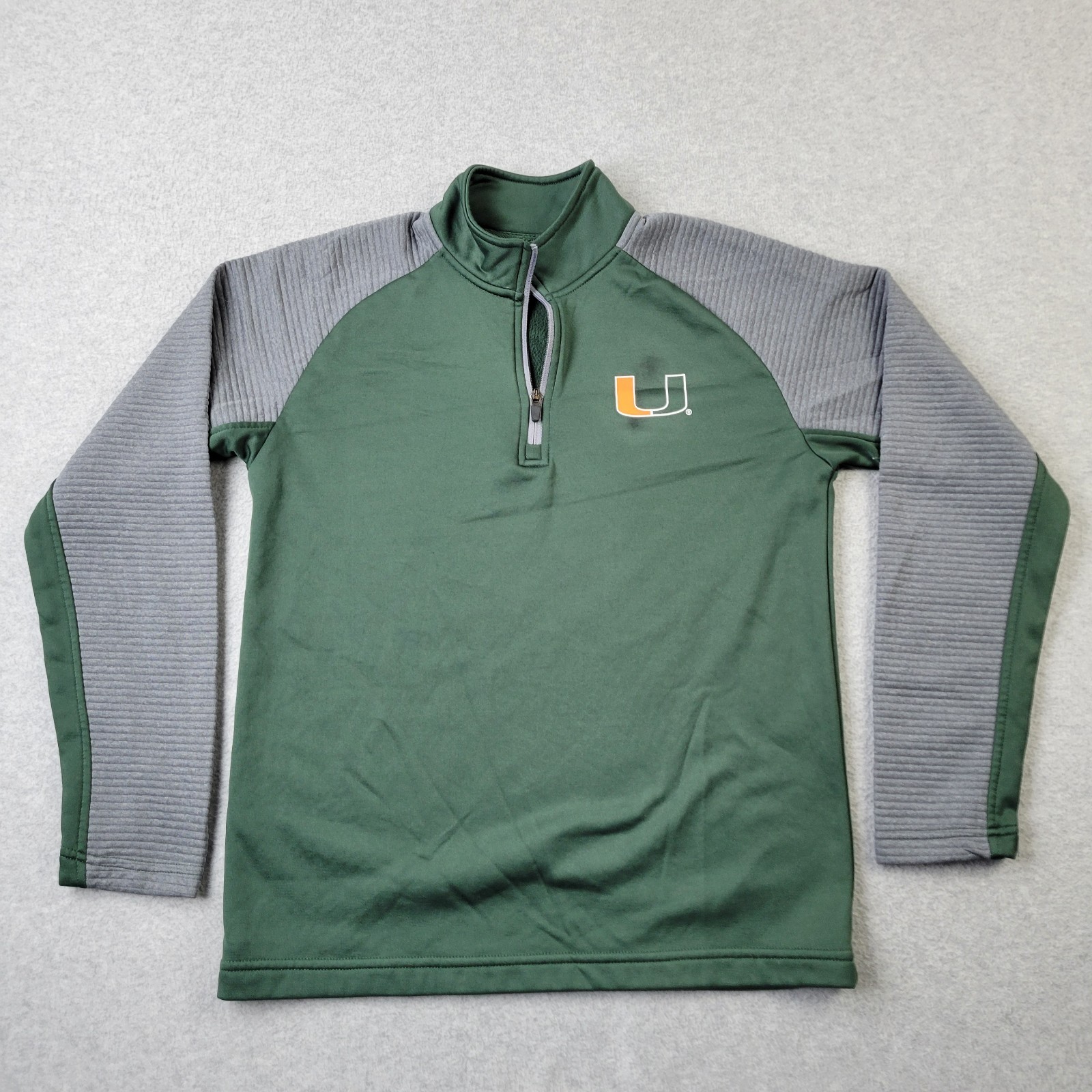 Miami Hurricanes Knights Apparel 1/4 Zip Pullover Mens Small 34/36 Performance
