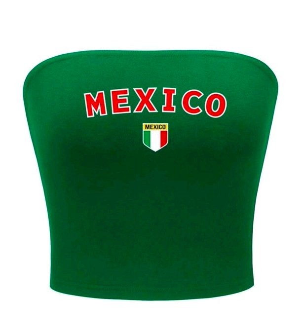 Women’s Mexico Summer Strapless Top