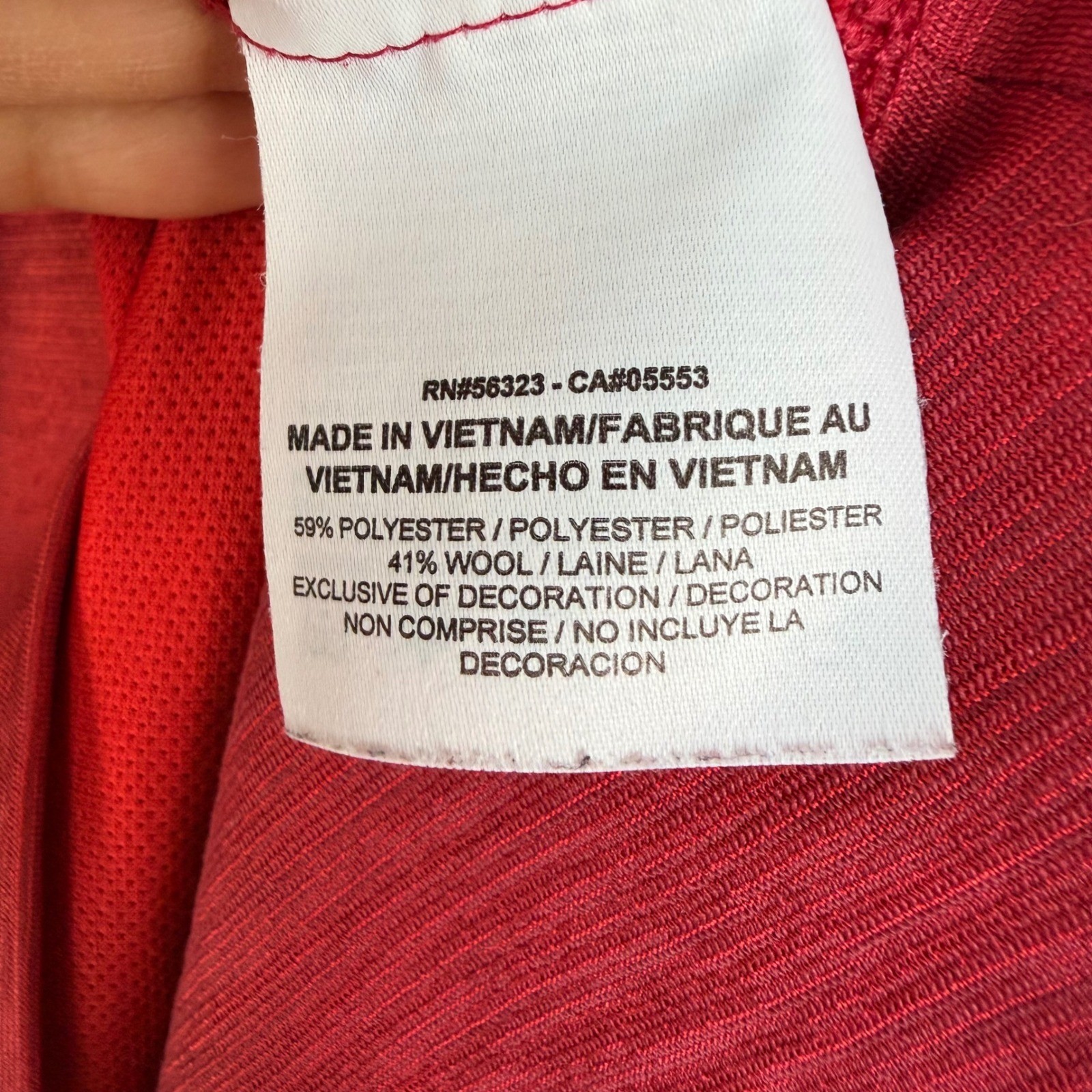 Nike Dri-FIT Womens Wool Blend Cap Sleeve Tennis Top Raspberry Red Pink Large