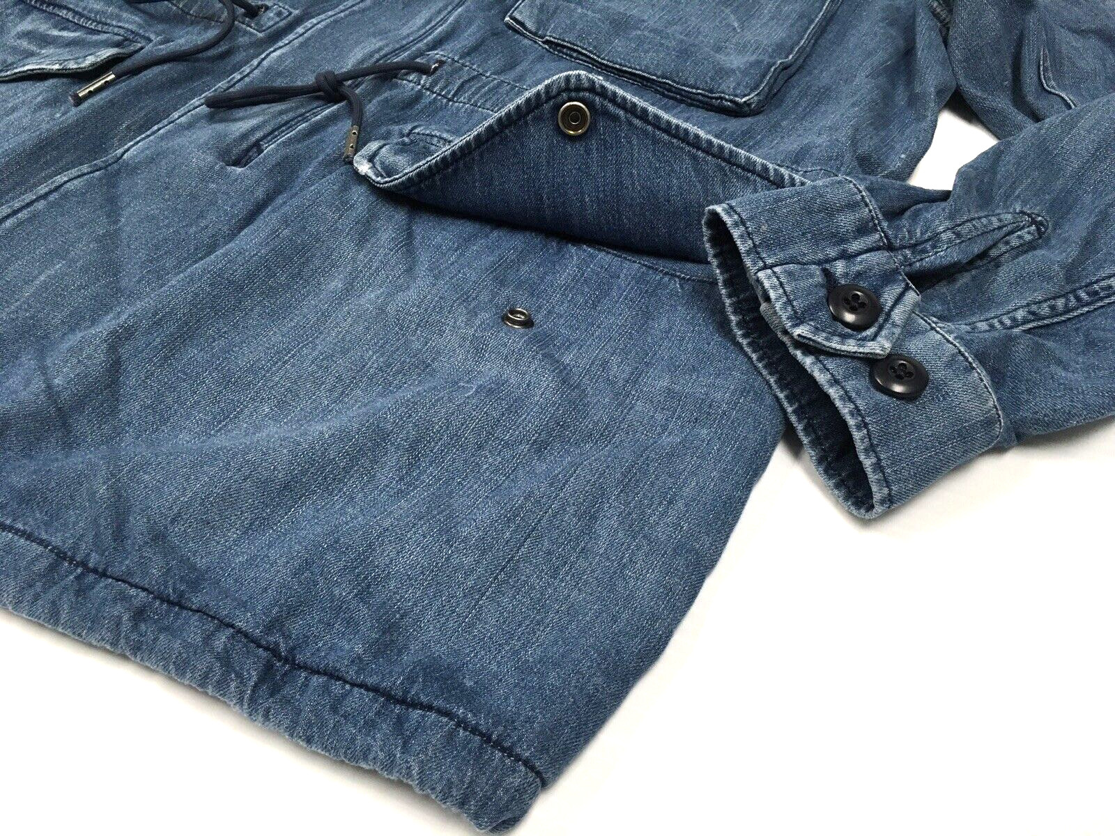 Polo Ralph Lauren Military US Army Paratrooper Officer Denim Jeans Field Jacket