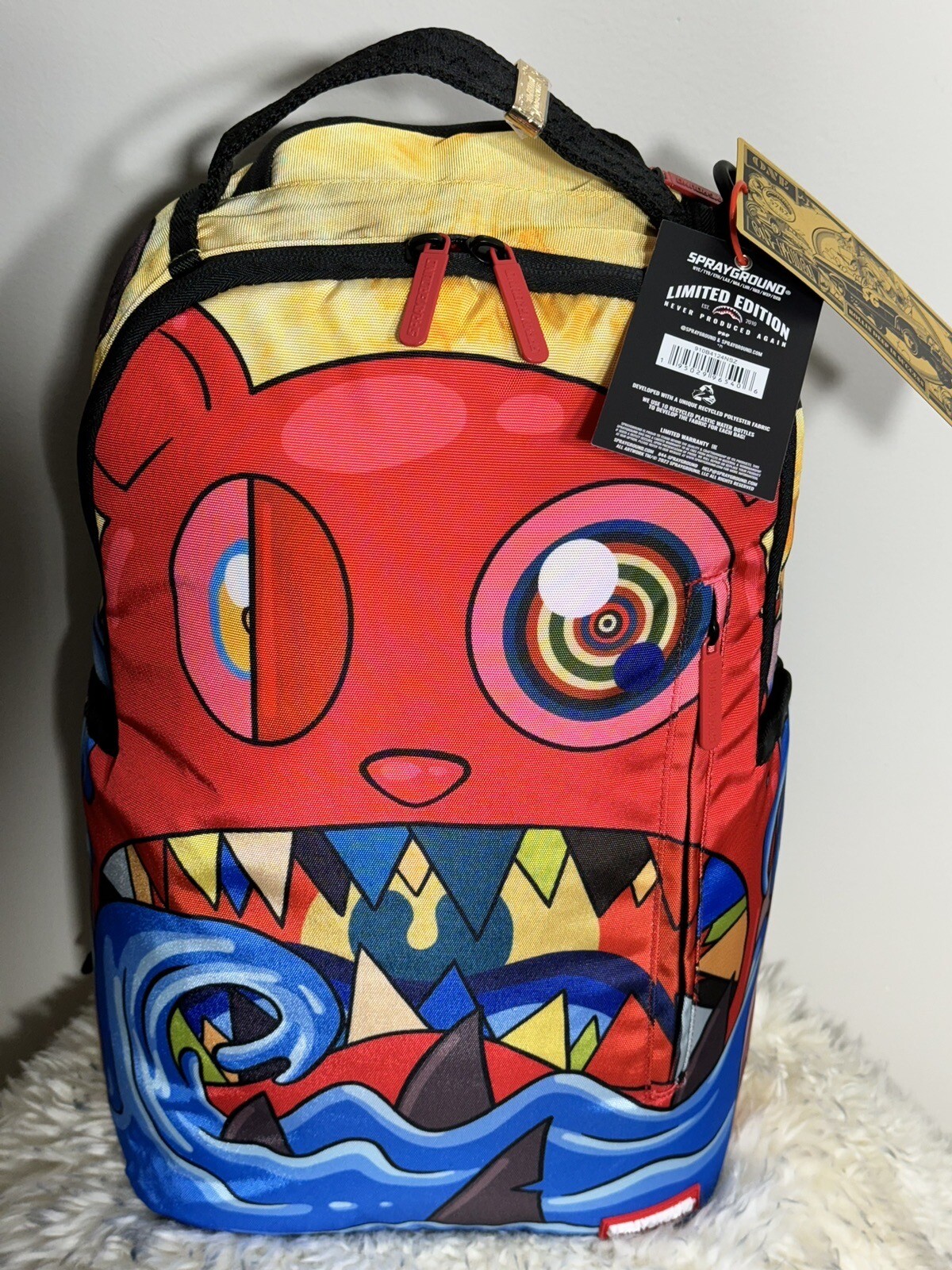 SPRAYGROUND TRIPPY WORLD SG (DLXSR) BACKPACK LIMITED EDITION SOLD OUT EVERYWHERE