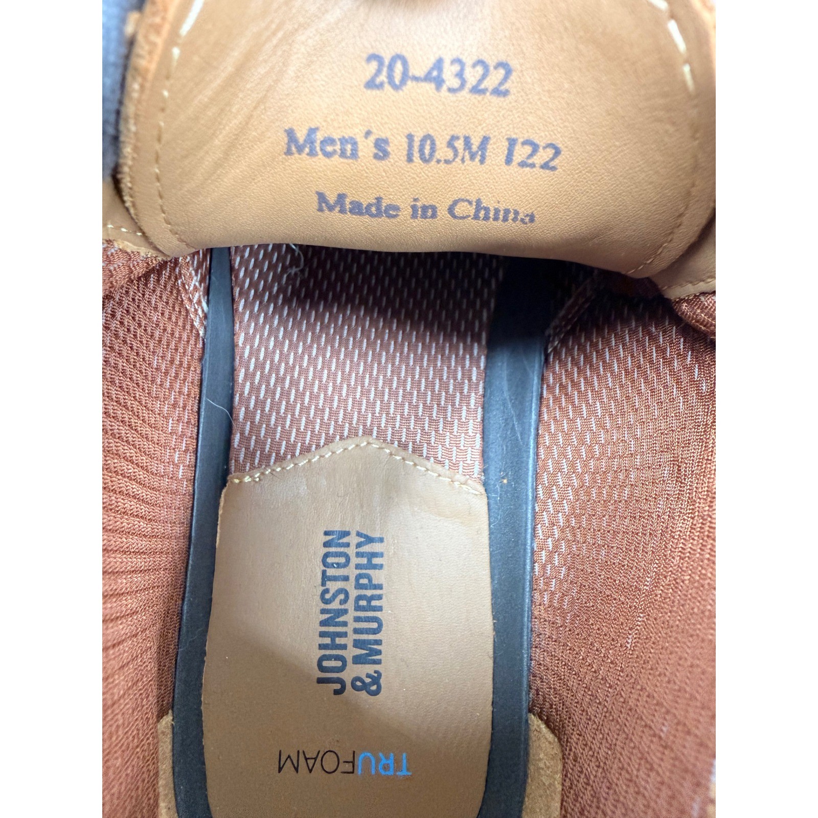 Johnston & Murphy Upton Chukka Mens 10.5M Tan Leather Boots TRUFOAM Lightweight