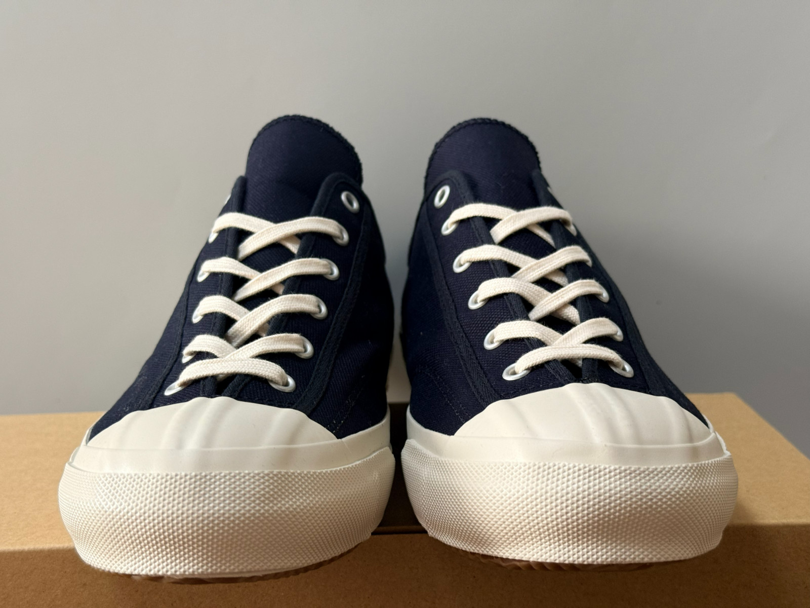 MOONSTAR FINE VULCANIZED GYM CLASSIC DARKNAVY Canvas Shoes Made in Japan