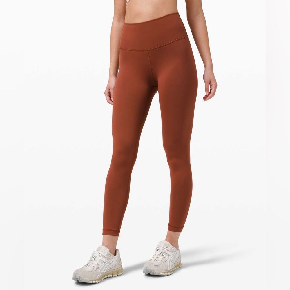 Lululemon Wunder Train High-Rise Tight 25″Dark Terracotta Size 2