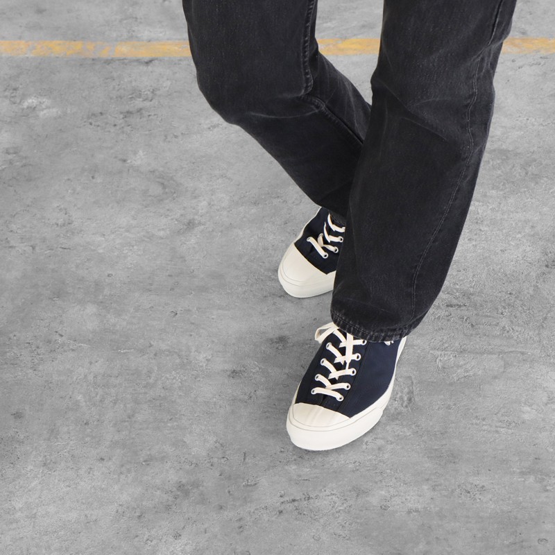 MOONSTAR FINE VULCANIZED GYM CLASSIC DARKNAVY Canvas Shoes Made in Japan
