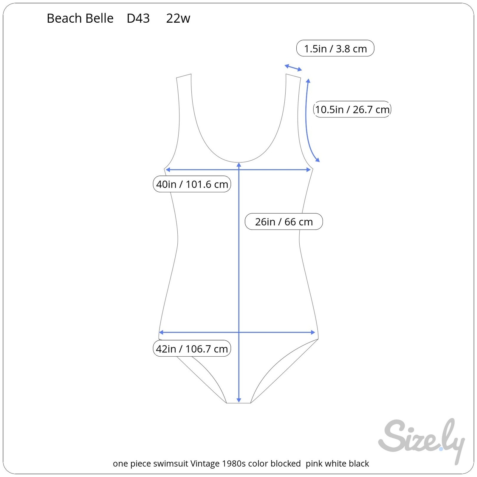 one piece swimsuit Vintage 1980s color blocked pink white black