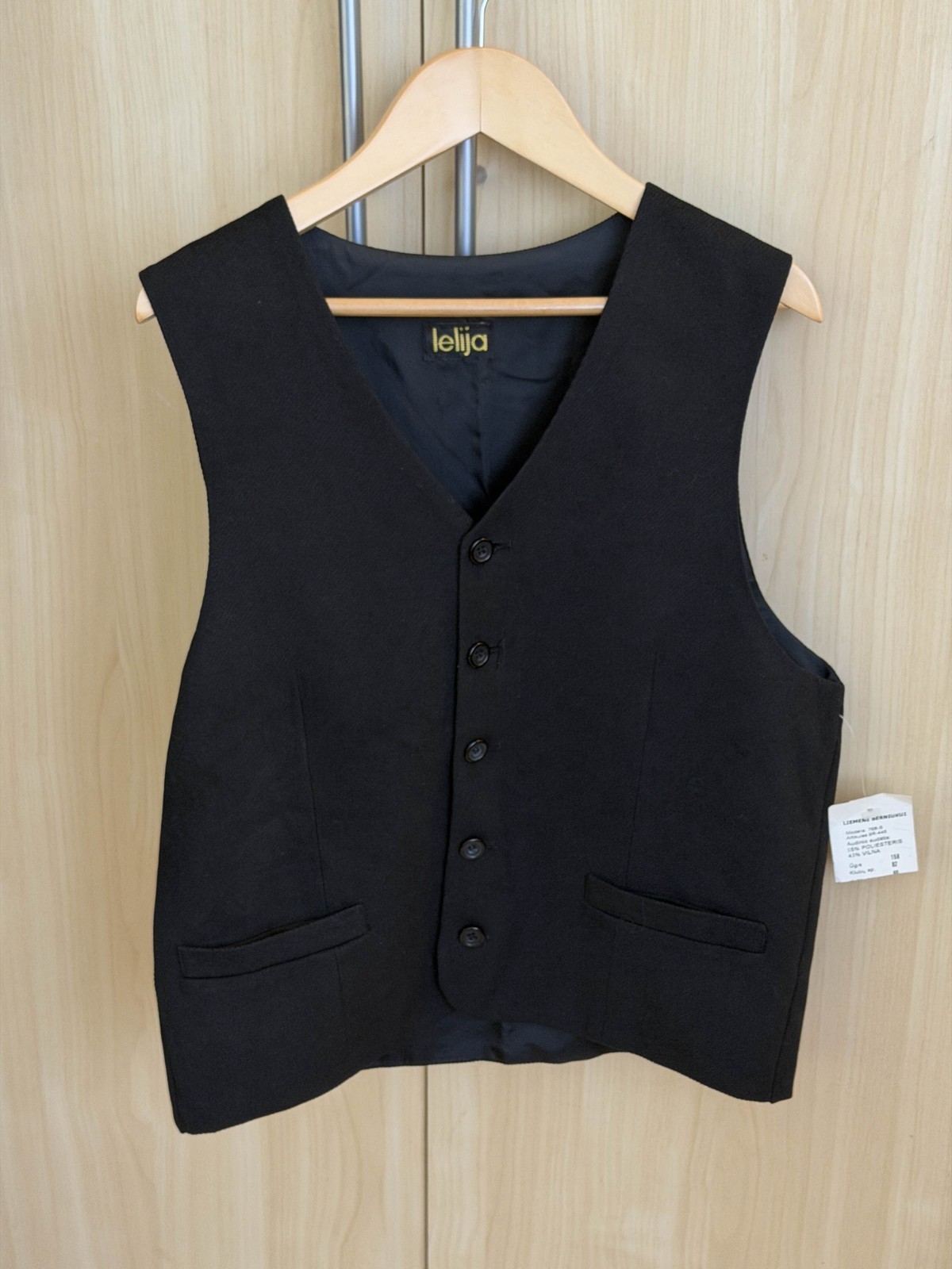 black vest mens special occasion