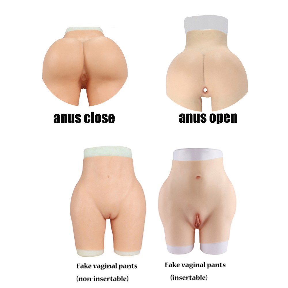 Shaping Fake Panty Vagina Hip For Crossdresser Silicone Pants Shorts Panty