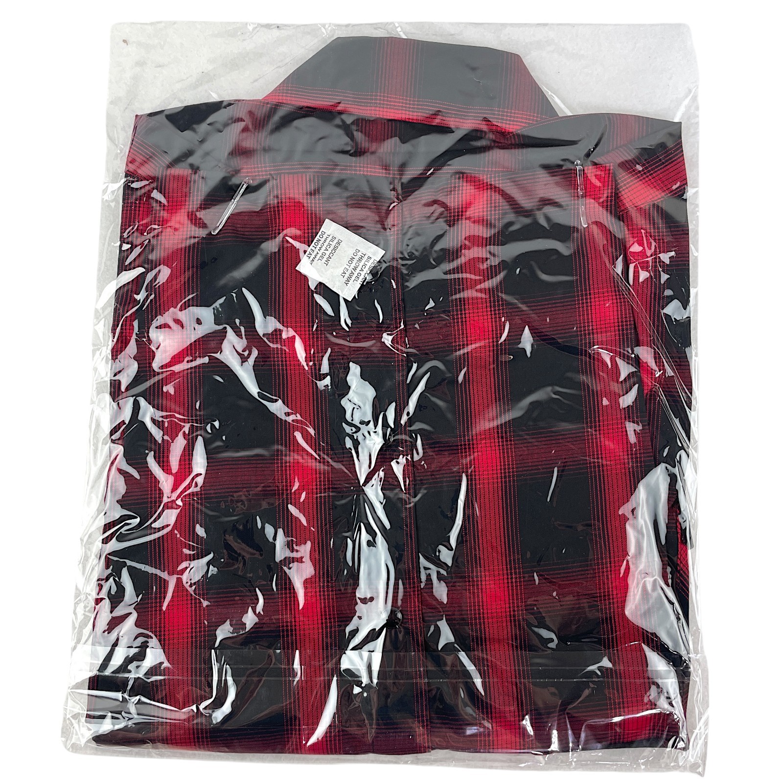 DIXXON Flannel “El Rojo Loco” Mens MEDIUM Red Black Plaid Bamboo Snap Shirt