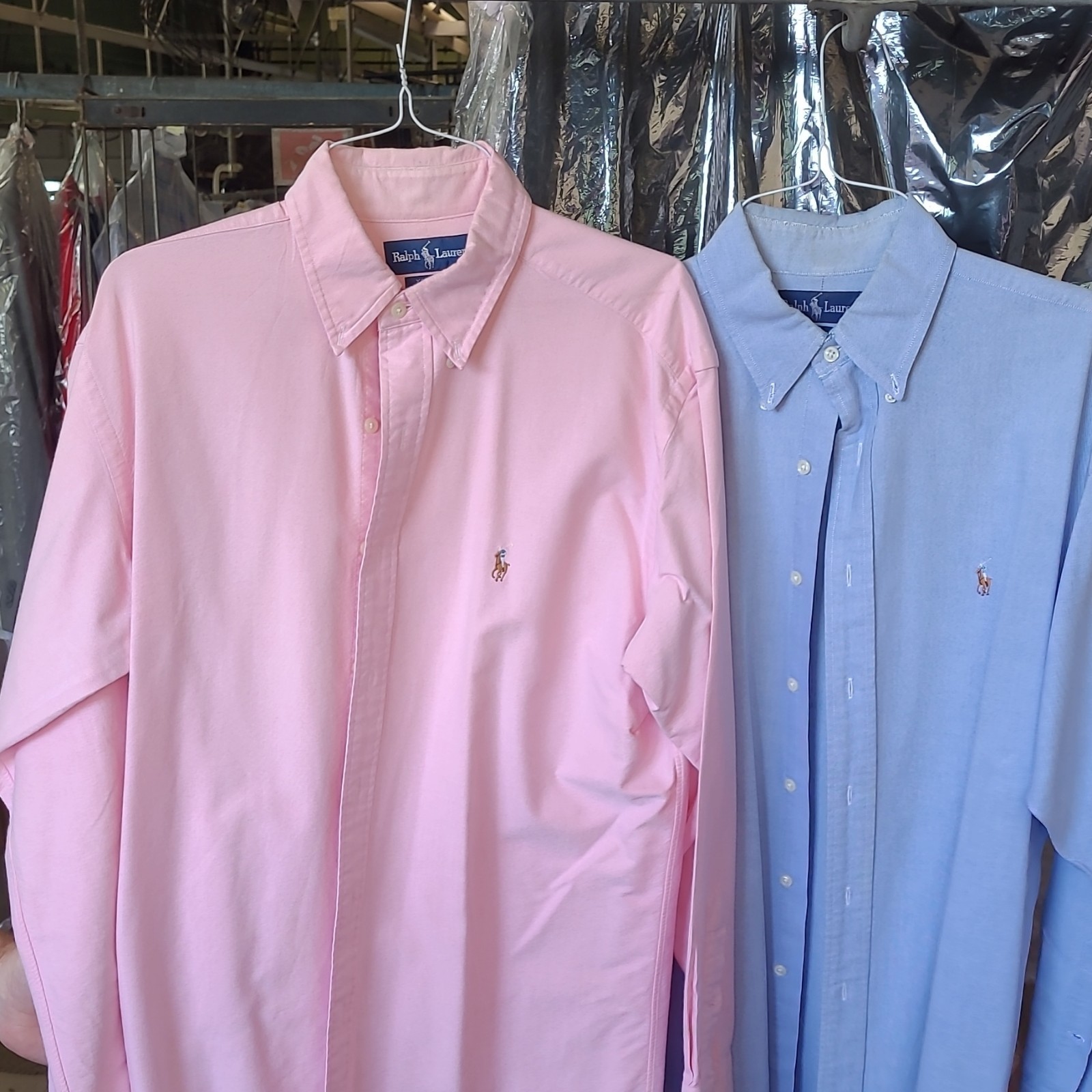 Ralph Lauren Yarmouth Men’s S Cotton Oxford Button-Down LS Shirts Lot 2