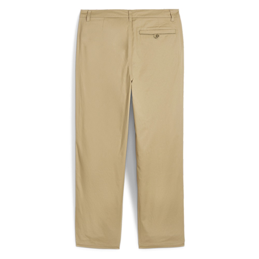 PUMA Made With Quality Chino Flat Front Pants Mens Beige Casual Athletic Bottoms