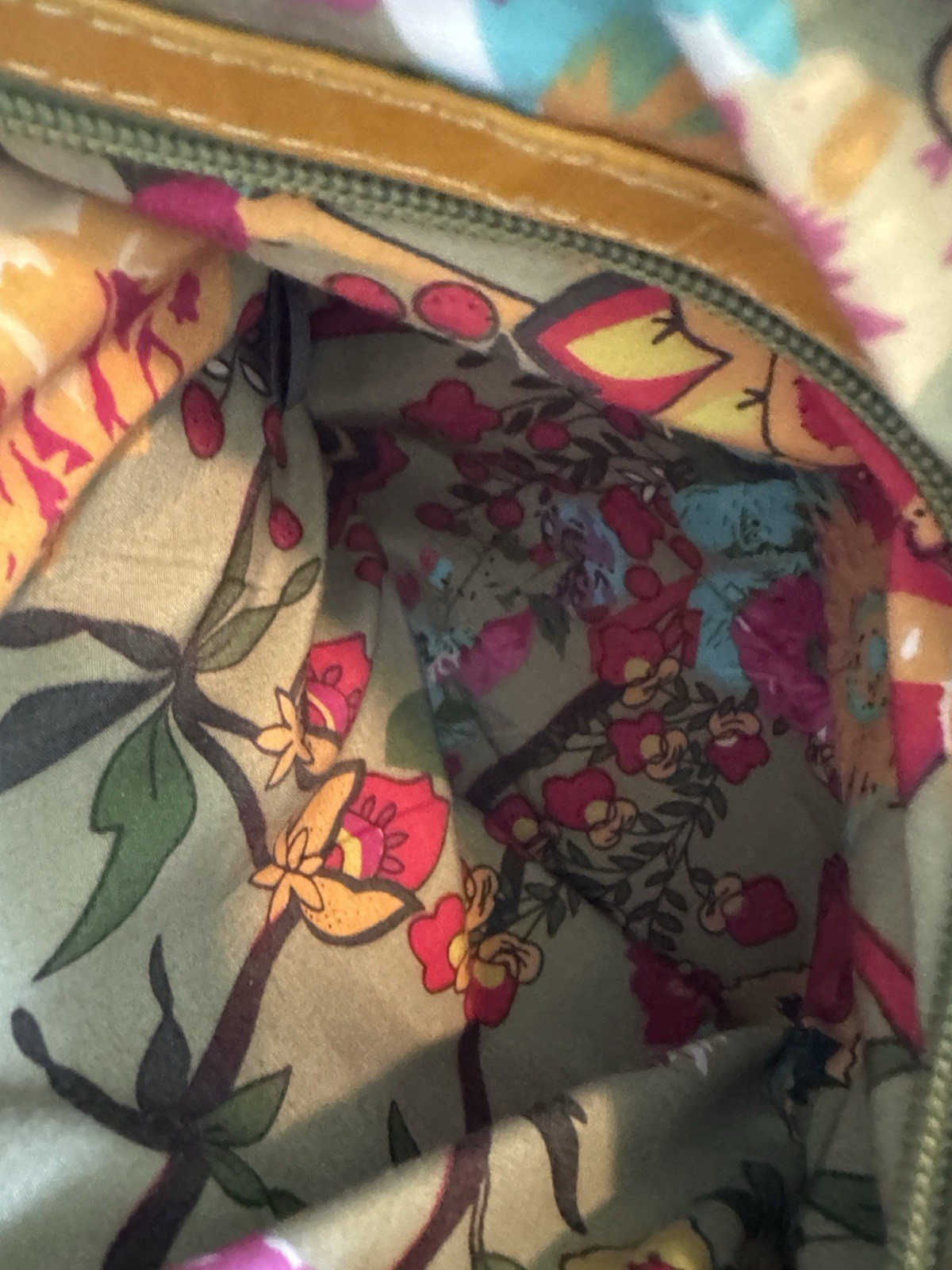 Latico Genuine Leather Slouchy Hobo Shoulder Bag Mustard Yellow Multi Zip NJ