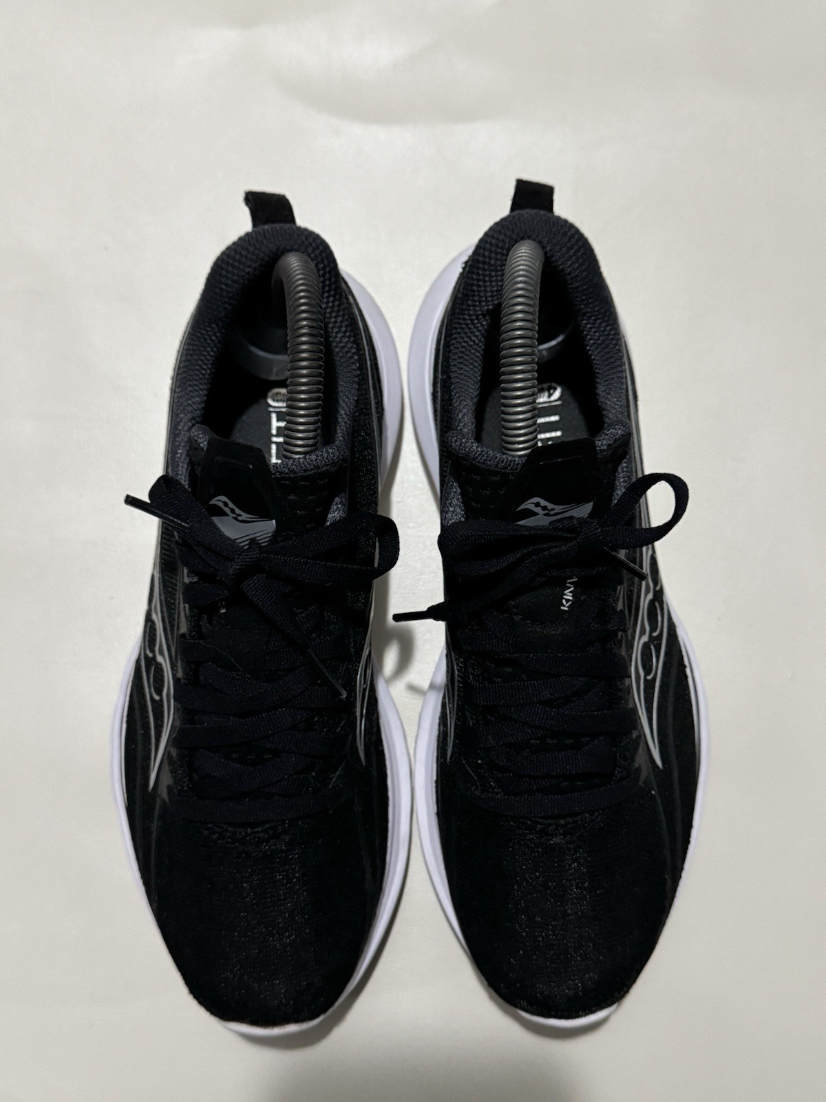 Saucony Kinvara 13 Black Silver Running Athletic No Box