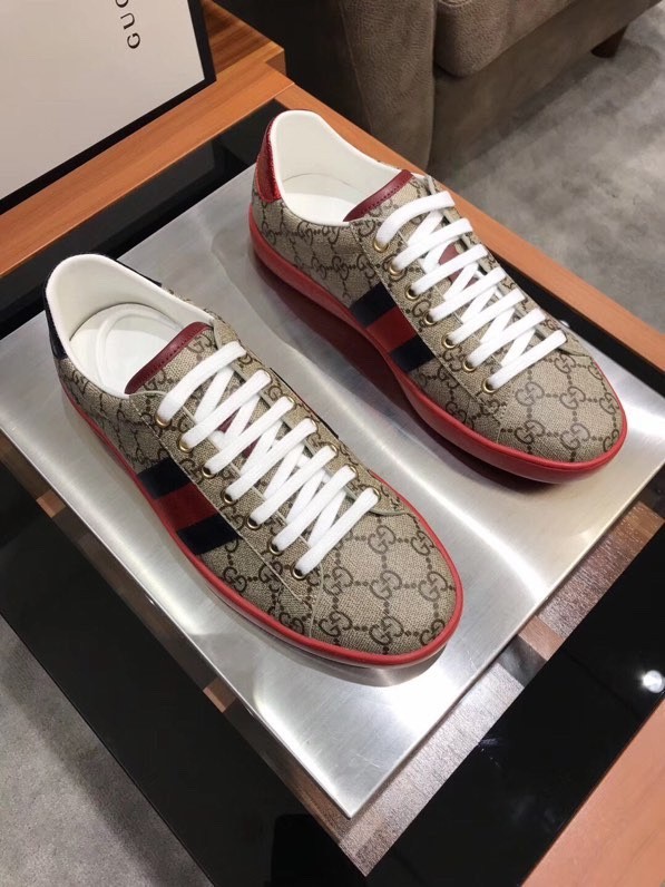 Gucci Ace red Men’s shoes New