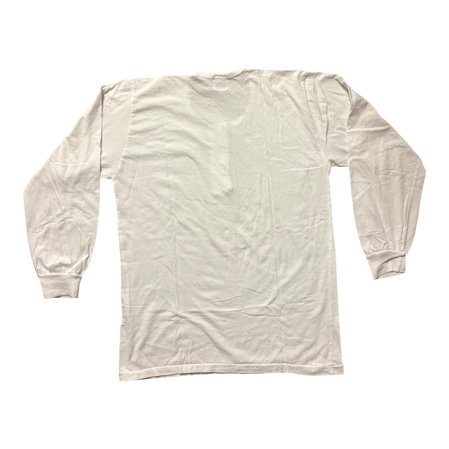 Vintage Race Brand Goldstar White Henley L/S T-Shirt Tee Mens Size 42