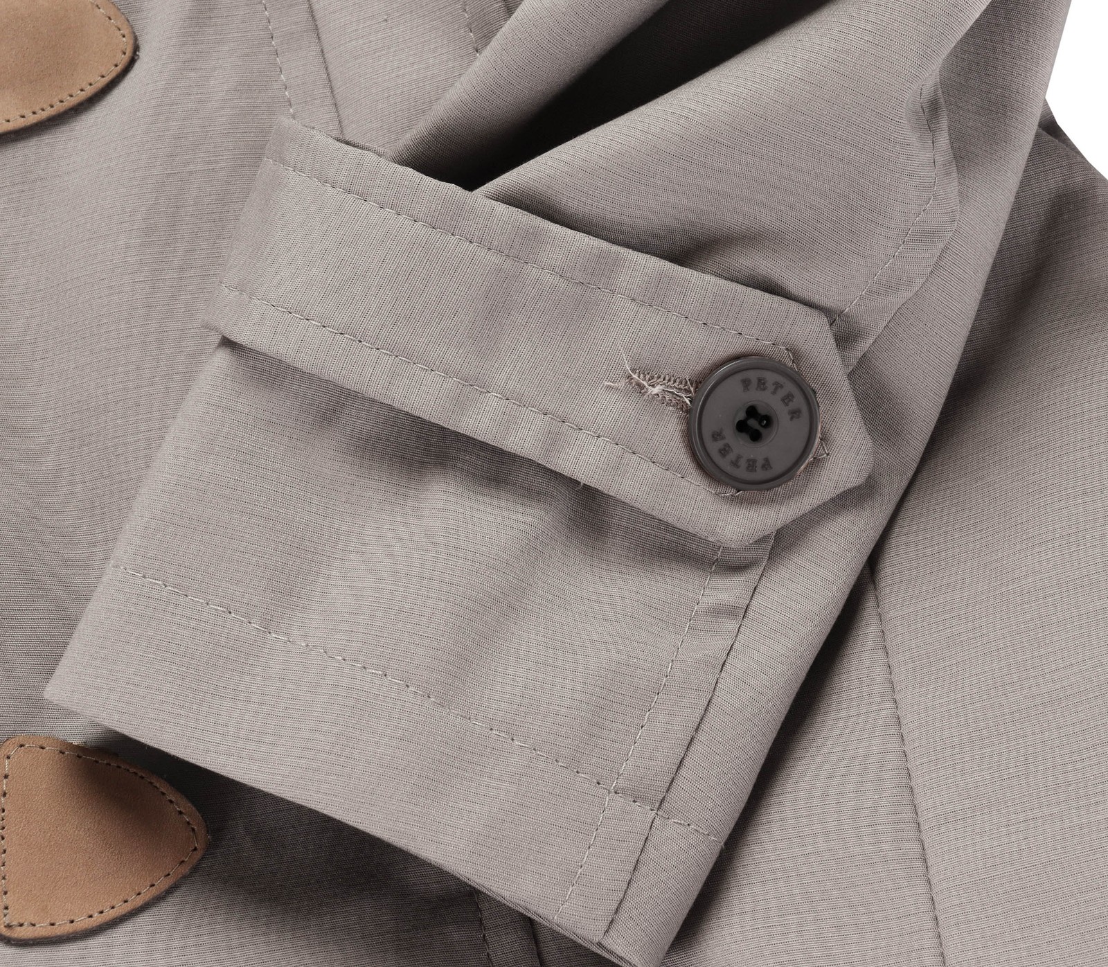 NWT EZZELINO JACKET Montgomery light grey cotton stretch luxury Italy 46