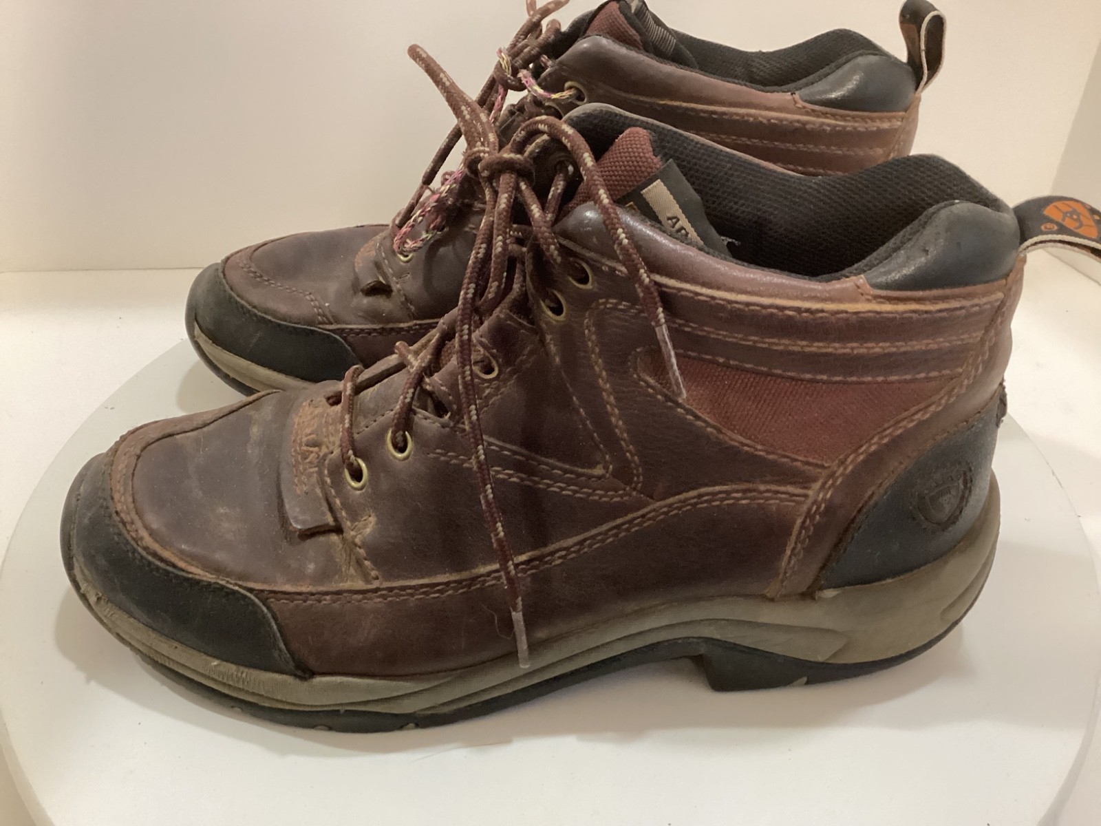 Ariat Terrain Cordovan ATS Work Boots Women 10B Brown Leather 10004138(70063)
