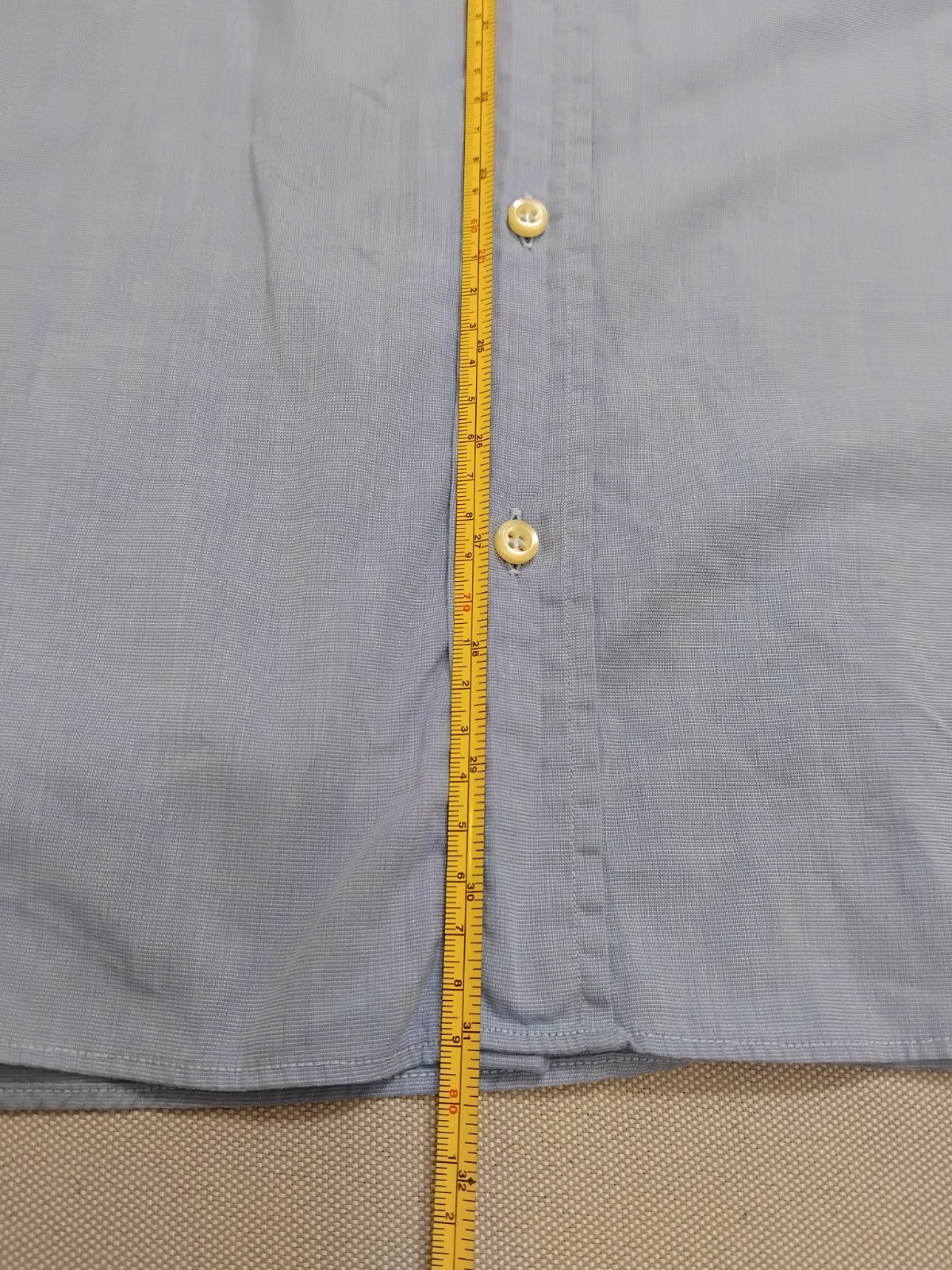 Bagutta Men’s Button-Up Casual Formal Solid Shirt Top, Size 42 / 16.5