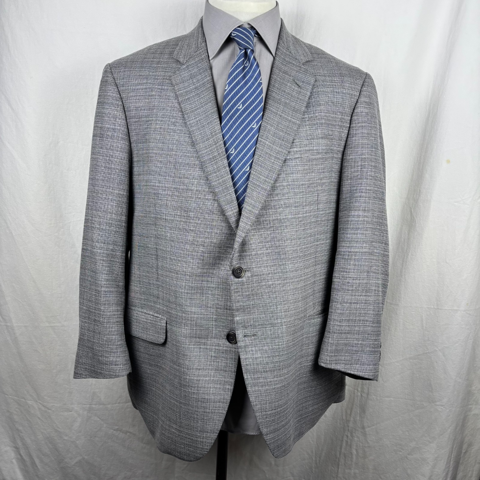 Copley 1883 Reda Super 110s Wool Sport Coat Blazer 46R Gray Check Canada