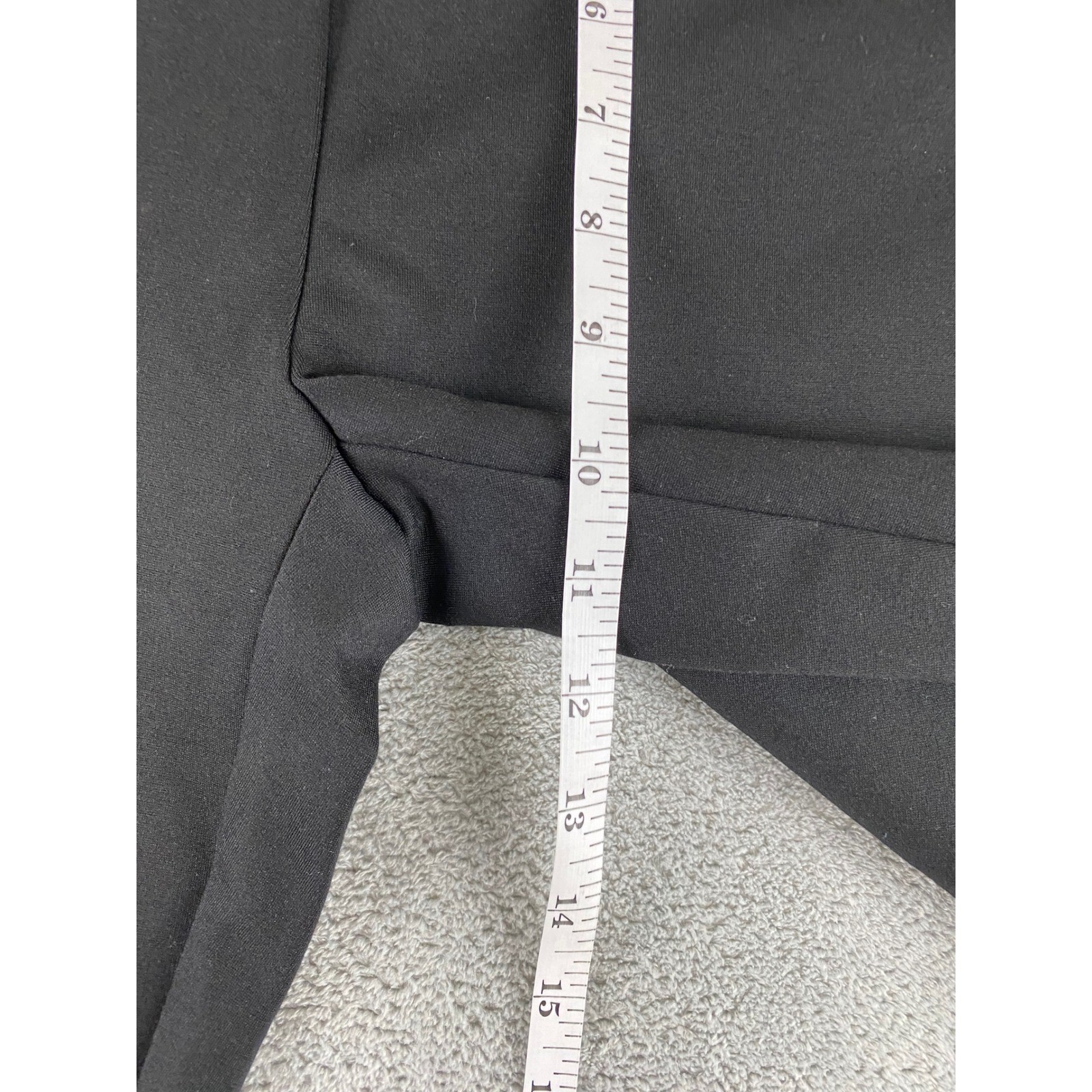 Dalia Womens Black Tummy Control Pull On Dress Pants Size M 1533395 Slim Leg