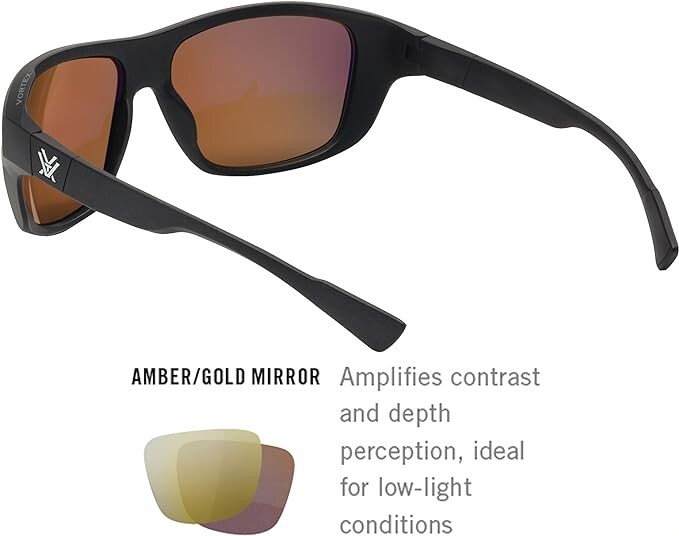 Vortex Optics Jackal Sunglasses UV Protection Polarized Ballistic Rated