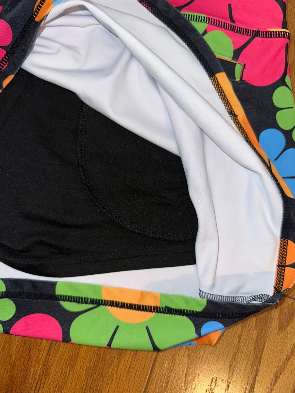 Loudmouth Ladies Black Blue Pink Flowers Skort Athletic Resort Wear waist 28in