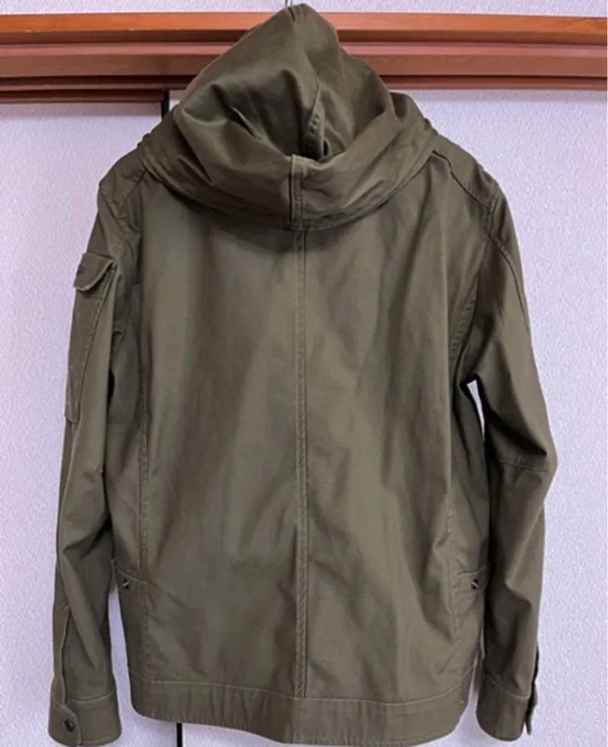 AVIREX Hoodie Military Jacket Blouson Coat Men Size XL Genuine