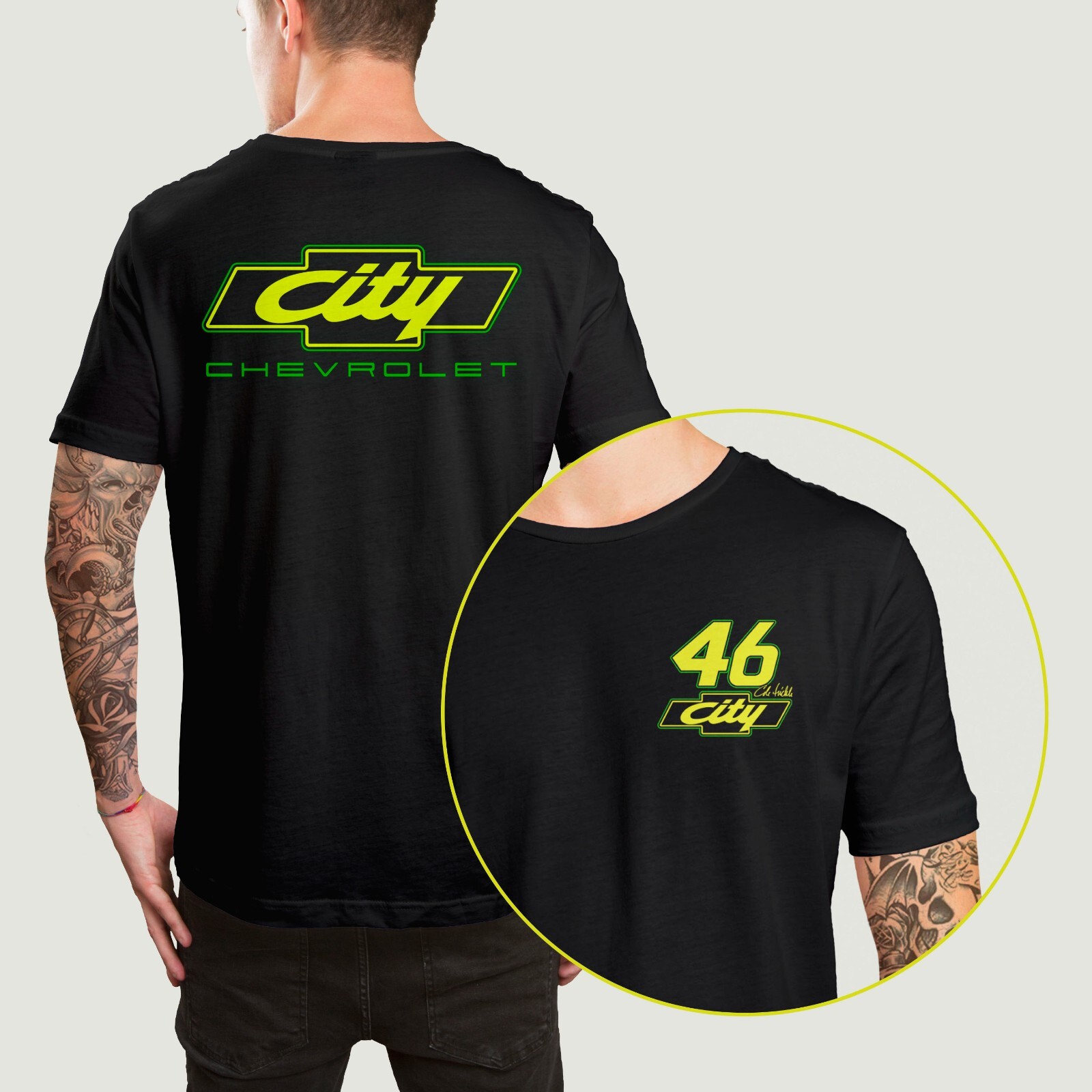 City Chevrolet Racing T-Shirt, Race Car Tshirt, Days of Thunder, NASCAR Tee
