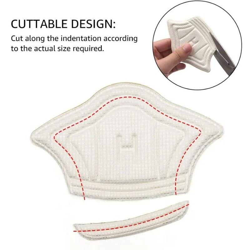 2Pcs Heel Grips for Loose Shoes Heel Cushion Pads No-Slip Shoe Inserts Protector