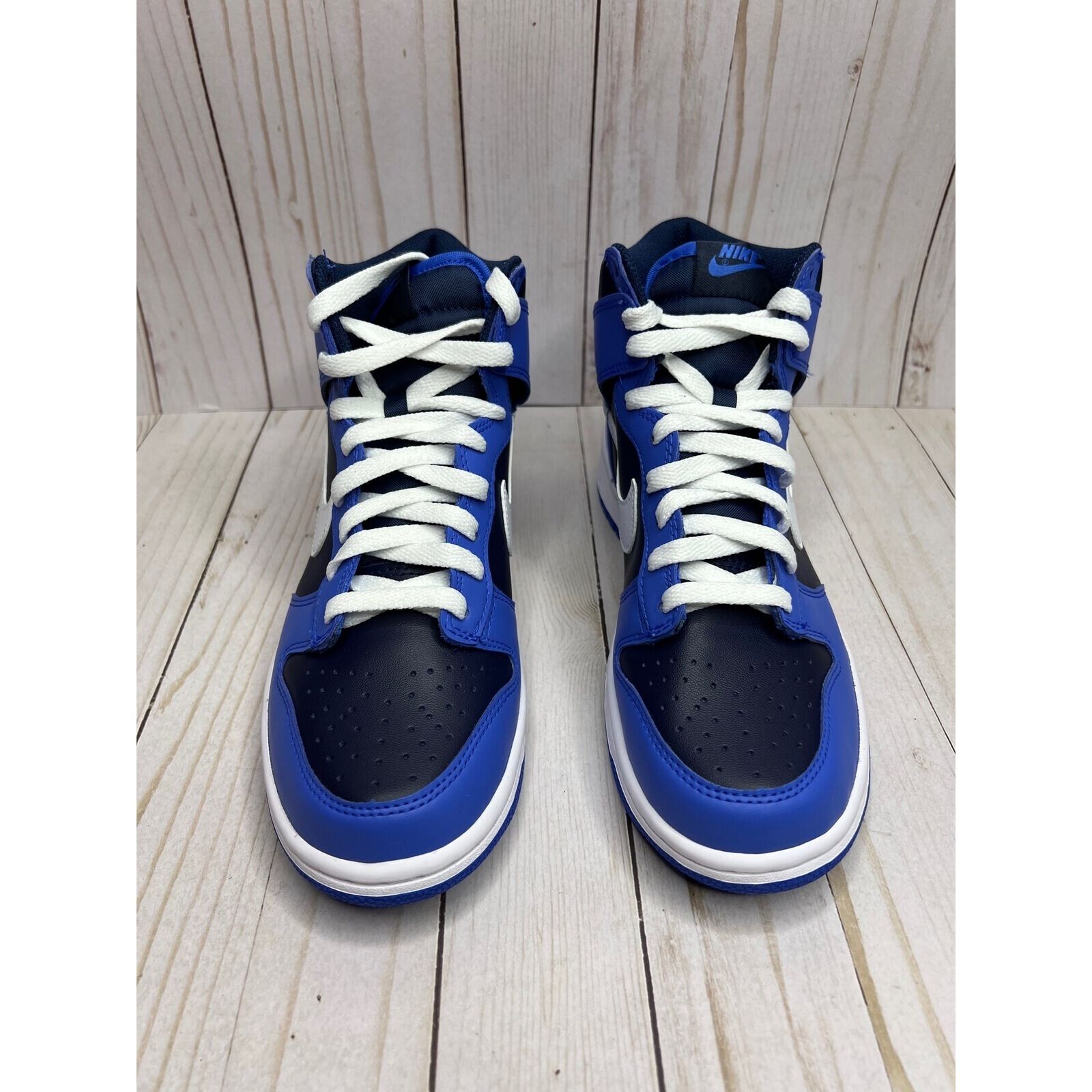 Nike Dunk High Obsidian GS Size 7Y Blue White DB2179 400