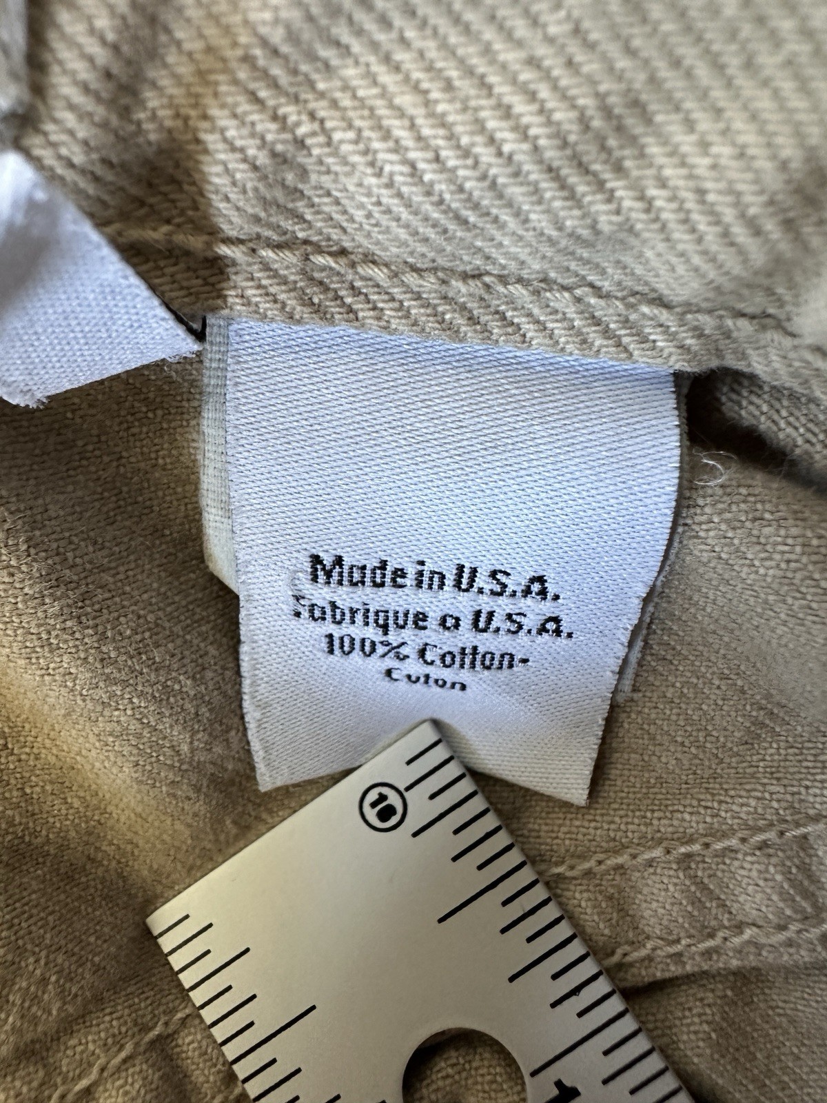 Vintage Calvin Klein Jeans Men’s 32 Tan Made in USA Easy Fit Y2K 90s Denim