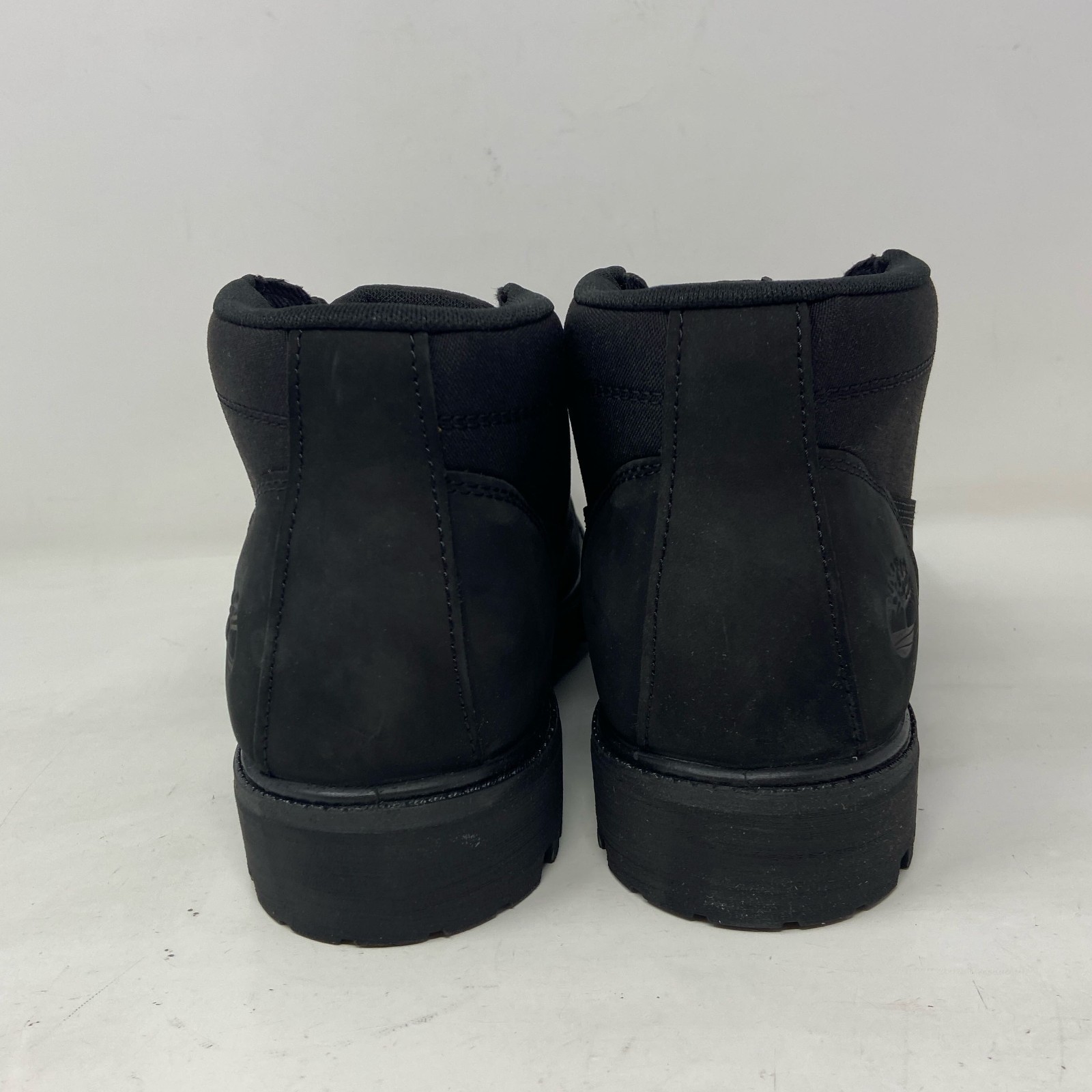 Timberland Heritage Mid Lace Chukka Boot Black Nubuck Men’s 9.5